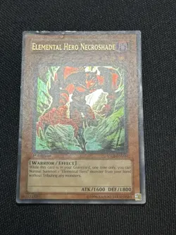 Elemental Hero Necroshade YSDJ-EN000 - Ultra Rare - 1st Edition - MP - YuGiOh - Image 2