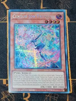 YUGIOH Centur-Ion Trudea (MP24-EN144) Prismatic Secret Rare 1st Edition NM - Image 1