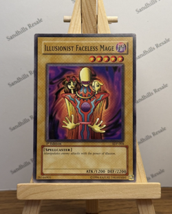 Yugioh Illusionist Faceless Mage * 1st Edition * SDP-004 * Starter Deck Pegasus - Image 1