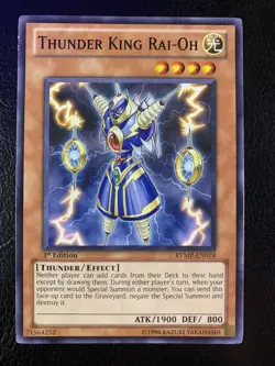 Yu-Gi-Oh! Thunder King Rai-Oh RYMP-EN074 Ra Yellow Mega Pack 1st Ed NM/LP - Image 1