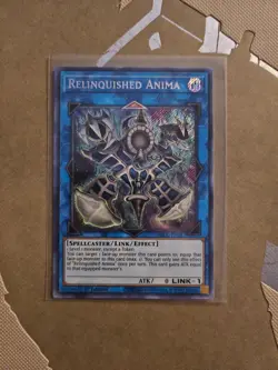 YUGIOH RELINQUISHED ANIMA BROL-EN087 SECRET 1ST ED NM - Image 1