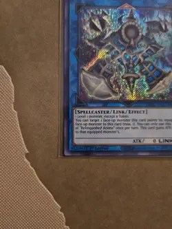 YUGIOH RELINQUISHED ANIMA BROL-EN087 SECRET 1ST ED NM - Image 3