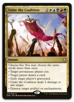 Unite the Coalition #15 (NM) Dominaria United DMC Magic MTG - Image 1