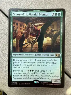 Shang-Chi, Martial Mentor (Foil) 0732 (R) MTG Commander: Marvel Super Heroes MSC - Image 1