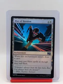 Blur of Heroism #585 Magic Marvel Super Heroes Commander - Image 1