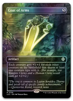 Coat of Arms (Borderless) #108 (Foil) (NM) Lost Caverns of Ixalan LCC Magic MTG - Image 1