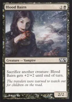 2X BLOOD BAIRN 87/249 CORE SET 2014 M14 MTG MAGIC LP X2 - Image 1
