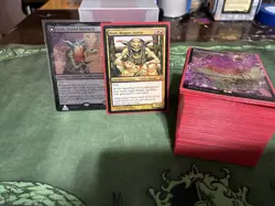 **Custom Commander Deck** Wort, Boggart Auntie ~Black/Red Goblin~ EDH MTG Magic - Image 1