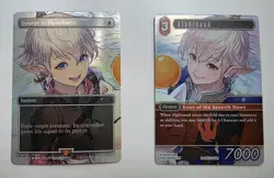 Final Fantasy TCG Alphinaud & MTG Swords to Plowshares Foil Set English Promo - Image 1