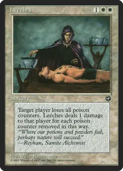 MTG Leeches - Homelands #009 - Image 1