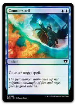Counterspell #81 (Foil) (NM) Commander Masters CMM Magic MTG - Image 1
