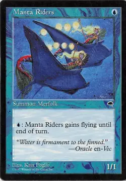 Manta Riders *PLAYSET* Magic MtG x4 Tempest MP - Image 1