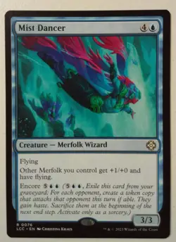 Mist Dancer *Rare* Magic MtG x1 LCC Commander Lost Caverns - Image 1