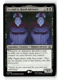 Lo and Li, Royal Advisors 108 Rare MTG TLE NM - Image 2