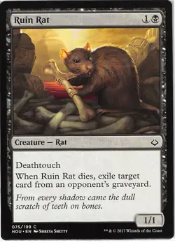 Ruin Rat *PLAYSET* Magic MtG x4 Hour of Devastation SP - Image 1