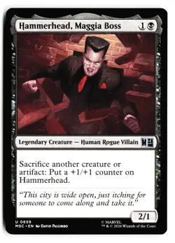 Hammerhead, Maggia Boss 659 Commander: Marvel Super Heroes Magic: The Gathering - Image 1