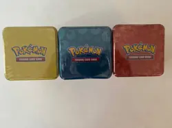 2022 Pokemon Sealed Stacking Tins Lot of 3 - Fire, Darkness, and Electric - Image 2