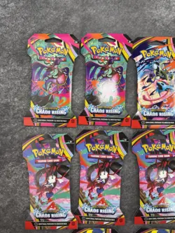 Pokemon TCG Chaos Rising Sleeved Booster Packs Factory Sealed Lot Of 10 Packs - Image 2