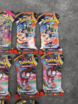 Pokemon TCG Chaos Rising Sleeved Booster Packs Factory Sealed Lot Of 10 Packs - Image 3