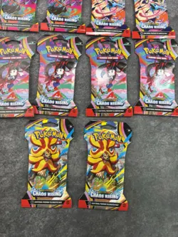Pokemon TCG Chaos Rising Sleeved Booster Packs Factory Sealed Lot Of 10 Packs - Image 4