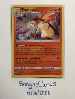 Pokemon TCG Typhlosion Lost Thunder 42/214 Holo Holo Rare - Image 2
