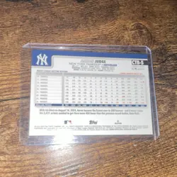 Topps 2025 Series One Aaron Judge New York Yankees CTB-5 Team Border - Image 2