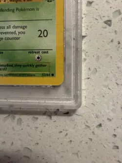Pokemon 1999 Jungle 1st Edition Exeggcute 52/64 PSA 9 English Regular - Image 3