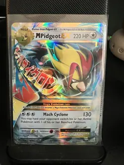 Pokemon TCG Mega Pidgeot EX 65/108 XY Evolutions Near Mint Condition - Image 1