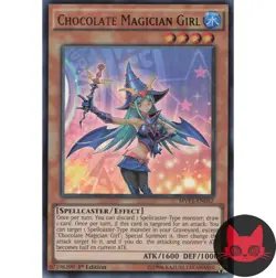 Yugioh Chocolate Magician Girl MVP1-EN052 Ultra Rare 1st Edition NM - Image 1