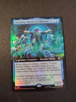 Mysterio, Master of Illusion - Foil - Extended Art R MTG Marvel's Spider-Man - Image 1