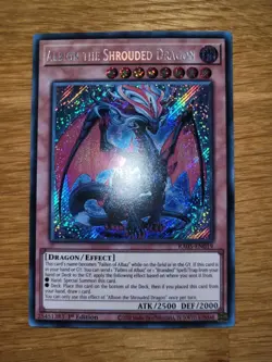 Albion the Shrouded Dragon Secret Rare RA05-EN019 English 1st Edition Yugioh - Image 1