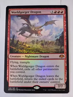 MTG - Worldgorger Dragon FOIL - Dominaria Remastered - Image 1