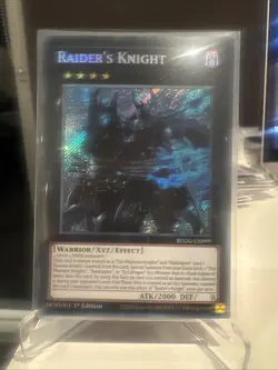 YUGIOH BLGG-EN099 Raider's Knight Secret Rare 1st Edition NM - Image 1