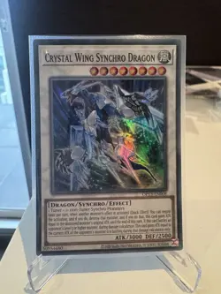 Yugioh - Crystal Wing Synchro Dragon - OP13-EN008 - Super Rare - NM - Image 1