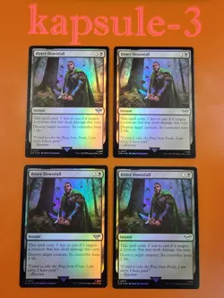 4x Bitter Downfall (0077) | FOIL | LTR: Tales of Middle-Earth | MTG Magic Cards - Image 1
