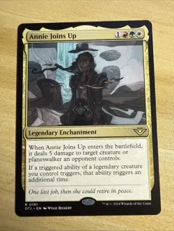 Annie Joins Up Outlaws of Thunder Junction MTG Magic the Gathering - NM - Image 1