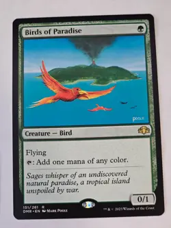 MTG - Birds of Paradise - Dominaria Remastered - Image 1