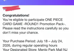 One Piece x Round 1 Promo Packs - One Piece TCG Promos CONFIRMED SHIPS 7/19 - Image 3