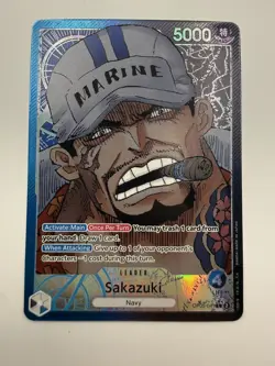 One Piece Sakazuki OP05-041 L Leader Alt Art Awakening of the New Era English NM - Image 1
