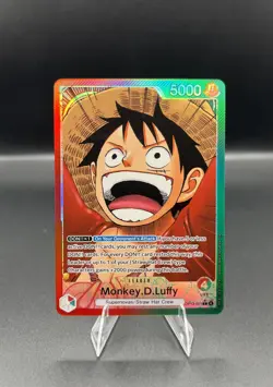 Monkey D Luffy OP13-001 L Leader Alt Art Carrying On His Will OP TCG English - Image 1