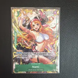 One Piece TCG Nami OP14-031 Alt Art SR The Azure Sea’s Seven English OP14 TCG - Image 1