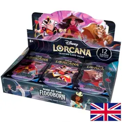 Disney Lorcana 24 Boosters Box Chapter 2 Rise of the Floodborn English NEW Seal - Image 1
