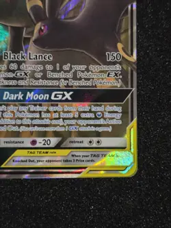 Pokemon TCG Umbreon & Darkrai GX 125/236 Unified Minds TAG TEAM GX Holo NM - Image 5