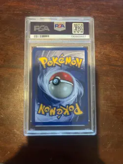 1999 POKEMON BASE SET UNLIMITED YELLOW CHEEKS #58 PIKACHU PSA 7 - Image 2