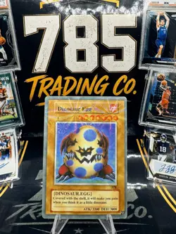 Yu-Gi-Oh! Dinosaur Egg Normal Holo Card ATK 3300 DEF 3900 English - Image 1