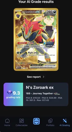 Pokemon TCG Journey Together 2-Card Lot HR Gold Zoroark Iono Bellibolt NM+ - Image 4