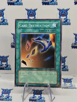 Card Destruction - SD8-EN018 1st Edition Yugioh MP - Image 1