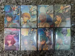 Gundam Card Game 1st Anniversary Resource set of 8 NEW Limited English Ver. - Image 1