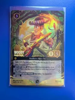 Woody - Jungle Guide (Store Championship) 54 Disney Lorcana Promo Cards Holo - Image 1