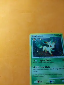 Leafeon 24/100 Non Holo Rare Majestic Dawn Pokemon Card MP - Image 2